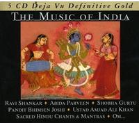 THE MUSIC OF INDIA-DEFINITIVE - RAVI SHANKAR, ABIDA PARVEEN - 5 CD NEUF