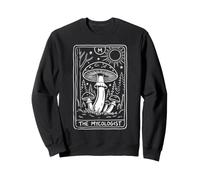 The Mycologist Tarot Card Botanical Champignon Forager Sweatshirt