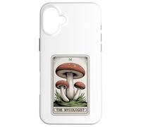 The Mycologist Tarot Card Cottagecore Champignon Coque pour iPhone 16 Plus