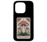 The Mycologist Tarot Card Mycology Forager Champignon Coque pour iPhone 15 Pro