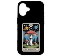The Mycologist Tarot Card Mycology Forager Champignon Coque pour iPhone 16