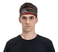 The Mysterious Cat Bandeau de sport unisexe, respirant et humide, convient pour la course à pied, le cyclisme, le yoga en attente de sport
