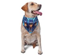 The Mystery Wolf Trio Écharpe triangulaire pour chiens et chats, bandana réglable pour animaux de compagnie et séances photo