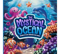 The Mystical Ocean: Colors of Life Beneath the Waves | 8.5 x 8.5 Inch Ocean-Themed Coloring Book for All Ages | Relaxing & Creative Underwater Adventures