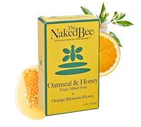 The Naked Bee Triple Milled Oatmeal & Honey Bar Soap, (5 oz) by The Naked Bee