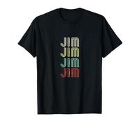 The Name is Jim in Funny Retro Vintage Disco Homme T-Shirt