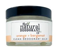 The Natural Deodorant Co, Baume Déodorant Propre Orange + Bergamote 55g, Sans Aluminium, Sans Plastique, Protection toute la journée