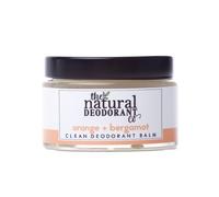 The Natural Deodorant Co, Baume Déodorant Propre Orange + Bergamote 55g, Sans Aluminium, Sans Plastique, Protection toute la journée