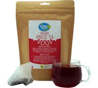 The Natural Health Market, sachets de thé à l'hibiscus biologique 50Ct 100% naturel
