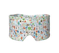 The Nature Wildlands Activités Motif imprimé Cache-yeux et oreilles Occultant Voyage Confort Couverture pour la maison et le bureau