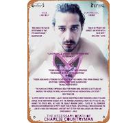 The Necessary Death of Charlie Countryman 2013 Plaque en métal rétro Décoration murale 30,5 x 20,3 cm