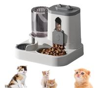 The New 2-in-1 Cat Food Dispenser, 2 Pack Large Capacity Self Feeding, Cat Feeder and Water Dispenser