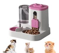 The New 2-in-1 Cat Food Dispenser, 2 Pack Large Capacity Self Feeding, Cat Feeder and Water Dispenser