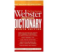 The New American Webster Handy College Dictionary