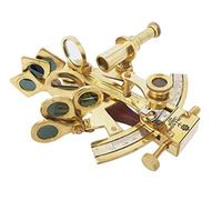 The New Antique Store Sextant de poche en laiton Kelvin Hughes London cadeau en laiton massif Sextant marine Astrolabe