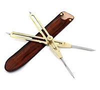 The New Artist Outil de dessin professionnel en laiton massif avec pointe en acier robuste 22,9 cm