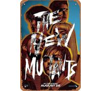 The New Mutants 2020 Plaque en métal pour décoration murale vintage rétro 20,3 x 30,5 cm