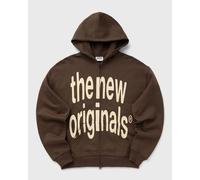 The New Originals BIG LOGO ZIP UP HOODIE men Hoodies|Zippers brown taille: M