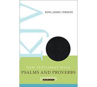 The New Testament With Psalms & Proverbs: King James Version, Black, Imitation Leather