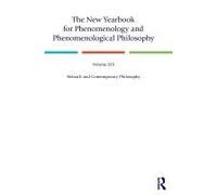 The New Yearbook For Phenomenology And Phenomenological Philosophy