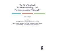 The New Yearbook For Phenomenology And Phenomenological Philosophy