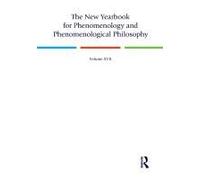 The New Yearbook For Phenomenology And Phenomenological Philosophy