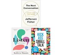The Next Conversation, Listen & Kick Ass Small Talk 3 Books Collection Set