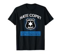The Next Time You Need Help - Blue Line Police Pop T-Shirt