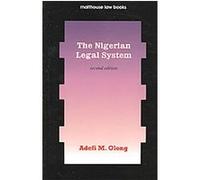 The Nigerian Legal System Olong Adefi (Auteur)