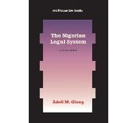 The Nigerian Legal System. Second Edition