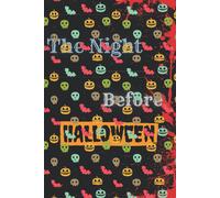 The Night Before Halloween: Colorful Pumpkins Bats And Skulls Devil's Blood Background Cute Pattern Notebook
