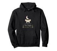 The Night Blooms Too Moth Moon Dark Academia Esthétique Sweat à Capuche