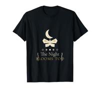 The Night Blooms Too Moth Moon Dark Academia Esthétique T-Shirt
