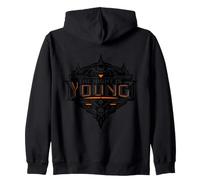 The Night is Young Chauve-Souris Crâne Halloween Sweat à Capuche