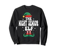 The Night Senior Elf Funny Christmas Matching Family Group Sweatshirt