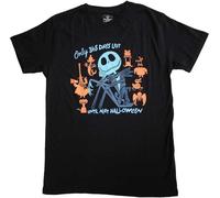 The Nightmare Before Christmas - "365 Days" T-shirt Homme/Dame Unie RO11275 (XXL) (Noir)