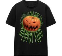The Nightmare Before Christmas - "I Am The Pumpkin King" T-shirt Homme/Femme Unie TV17347 (XL) (Noir)