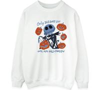 The Nightmare Before Christmas - "Il ne reste que 365 jours avant le prochain Halloween" Sweatshirt für Herren BI52715 (4XL) (Weiß)