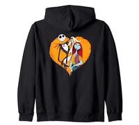 The Nightmare Before Christmas Jack Sally Heart Sweat à Capuche
