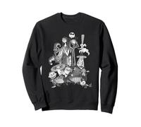 The Nightmare Before Christmas Jack Sally Monster Draw Sweatshirt