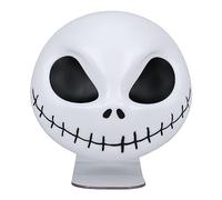 The Nightmare Before Christmas Lampe masque Jack Skellington - Officiellement licencié, Lampe ambiance pour Halloween ou Noël, Câble USB inclus - 18cm