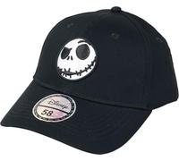 Disney Casquette L'Étrange Noël de Monsieur Jack (Jack Skellington) Unisexe 100% coton Noir