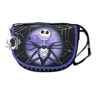 The Nightmare Before Christmas NBX Jack & Sally Sac de selle à bandoulière Noir et violet