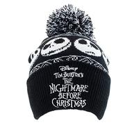 The Nightmare Before Christmas Nightmare Before Christmas-Beanie Pom-Basic Snow Casquette, Multicolore, Taille Unique Mixte