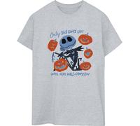 The Nightmare Before Christmas - "Only 365 Days Left Until Next Halloween" T-Shirt für Damen BI53086 (M) (Grau)