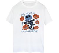 The Nightmare Before Christmas - "Only 365 Days Left Until Next Halloween" T-Shirt für Damen BI53154 (5XL) (Weiß)