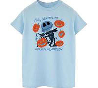 The Nightmare Before Christmas - "Only 365 Days Left Until Next Halloween" T-Shirt für Damen BI53154 (XXL) (Babyblau)