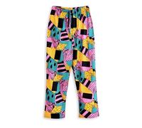 The Nightmare Before Christmas Pantalons de Détente pour Homme | Adultes Bas Amples Multicolores avec Imprimé Patchwork Sally | Imprimé Graphique Vêtements Décontractés | Cadeau de Marchandise de Film