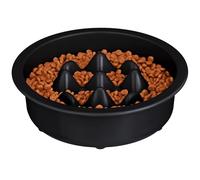 The Niner Gamelle à alimentation lente - Les pics surélevés ralentissent l'alimentation des animaux de compagnie - Convient aux mangeoires surélevées, y compris les mangeoires plus soignées de grandes