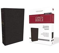 The Nkjv, Open Bible, Black Leathersoft, Red Letter, Comfort Print